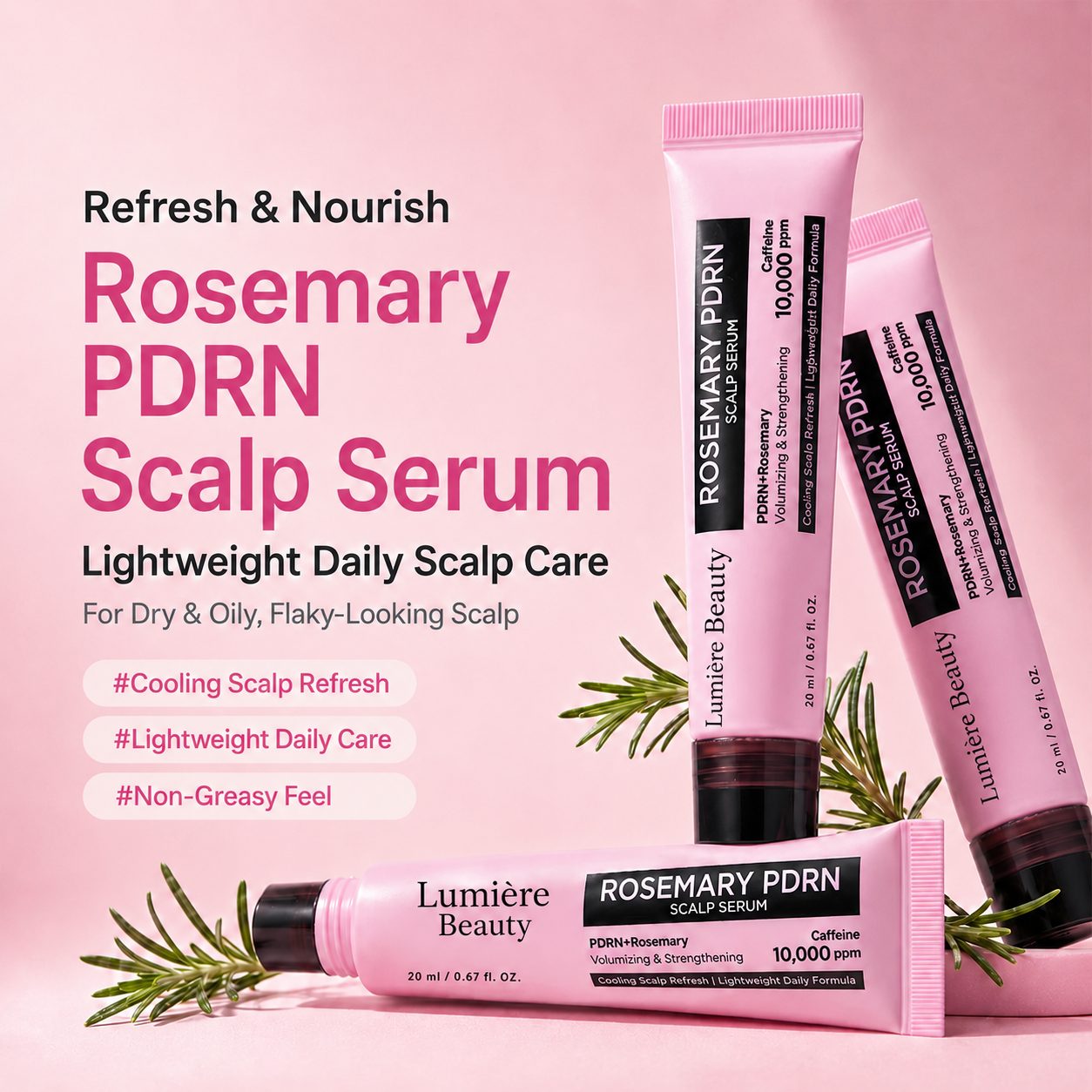 Rosemary PDRN Spicule Scalp Serum